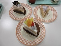 ケーキの写真です