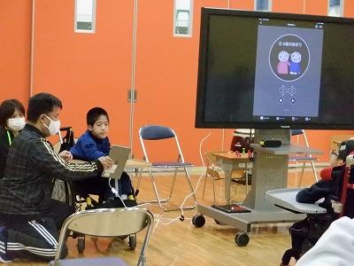 ipadを使って進行をしています