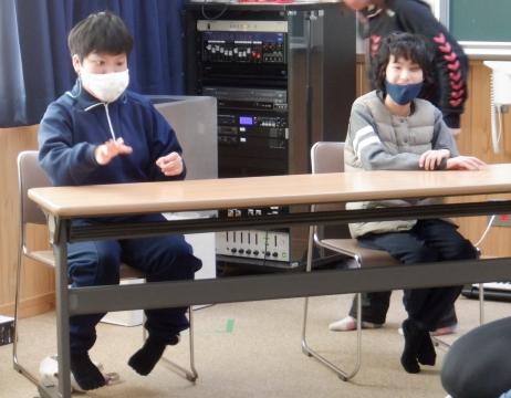 笑顔の生徒たち